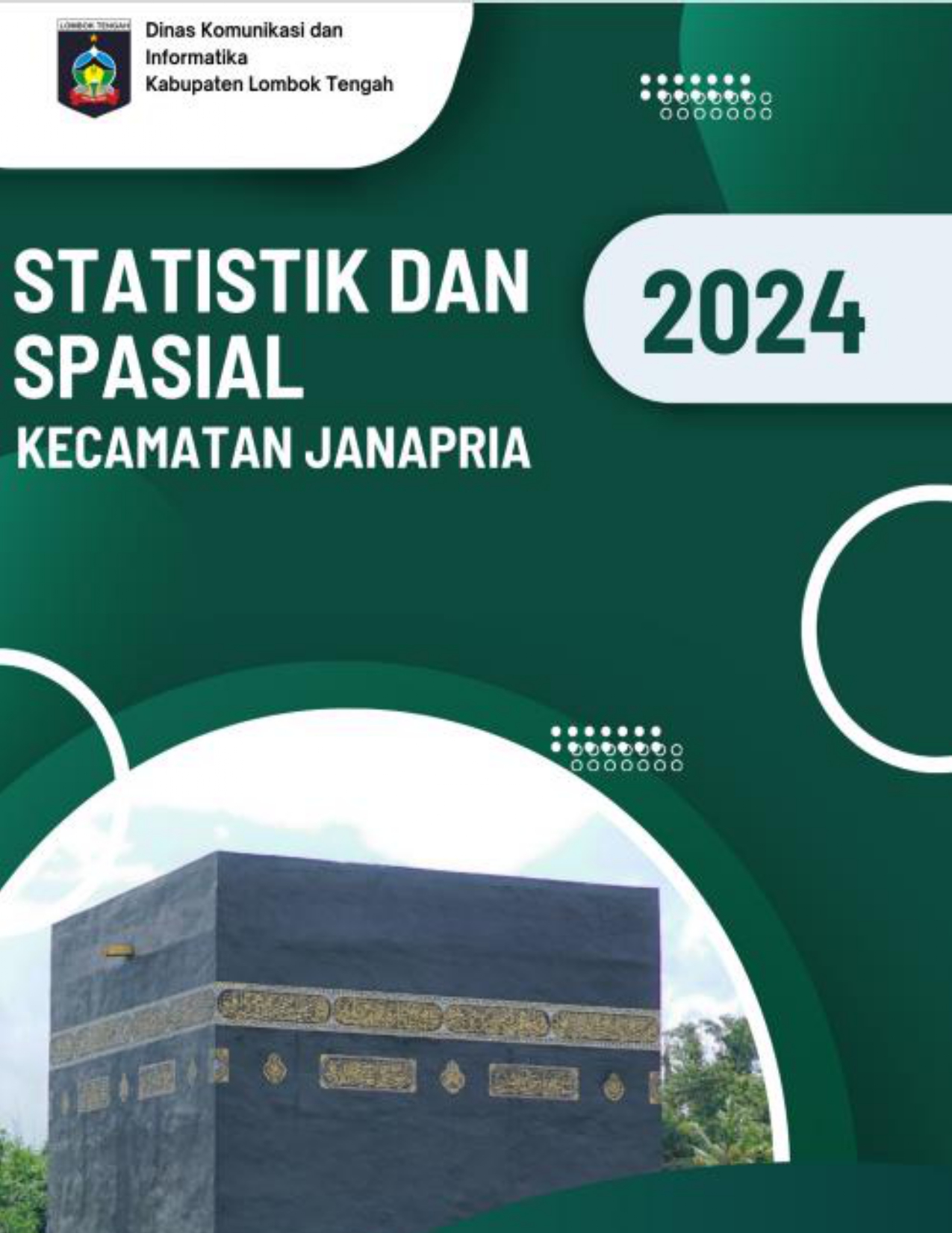Cover STATISTIK DAN SPASIAL KECAMATAN JANAPRIA TAHUN 2024