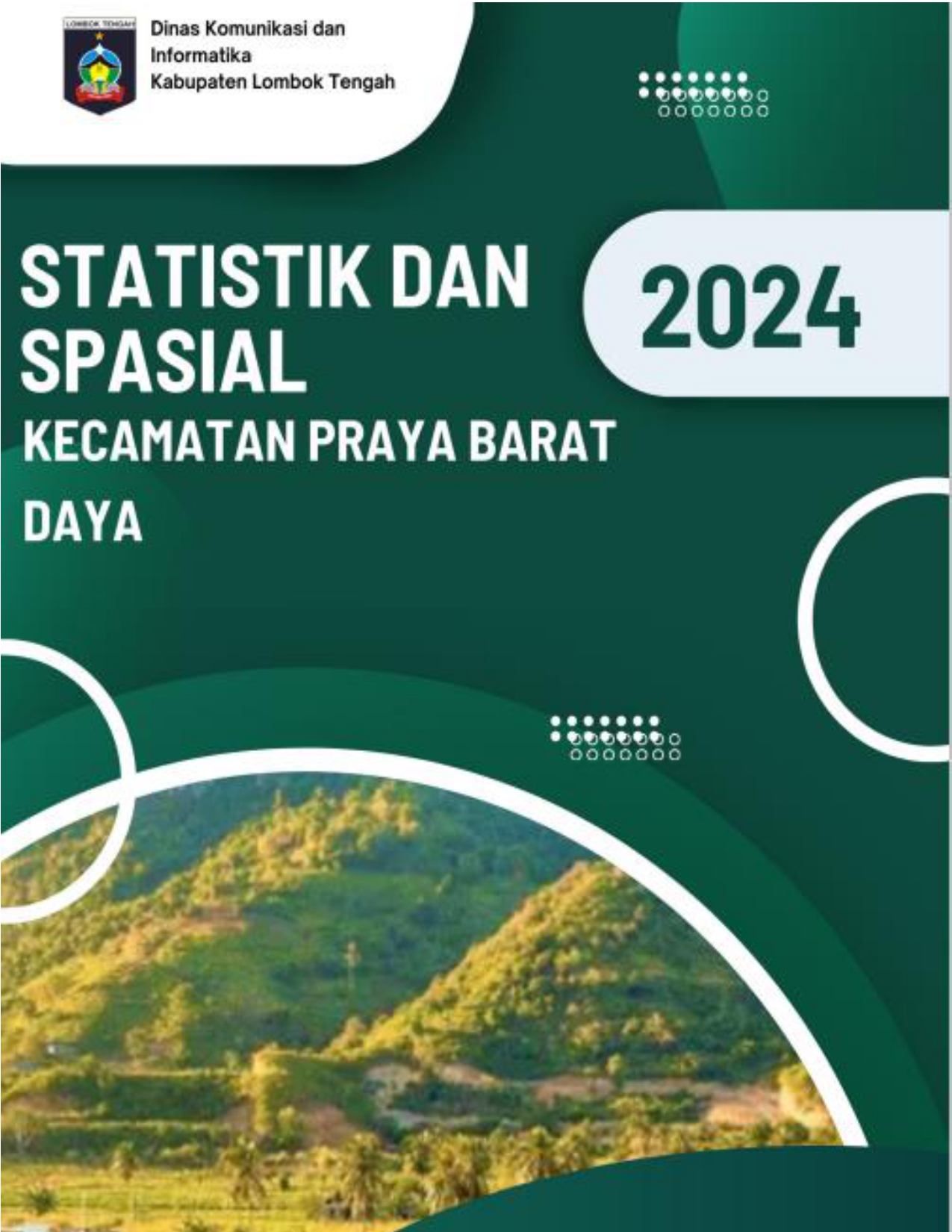 Cover STATISTIK DAN SPASIAL KECAMATAN PRAYA BARAT DAYA TAHUN 2024