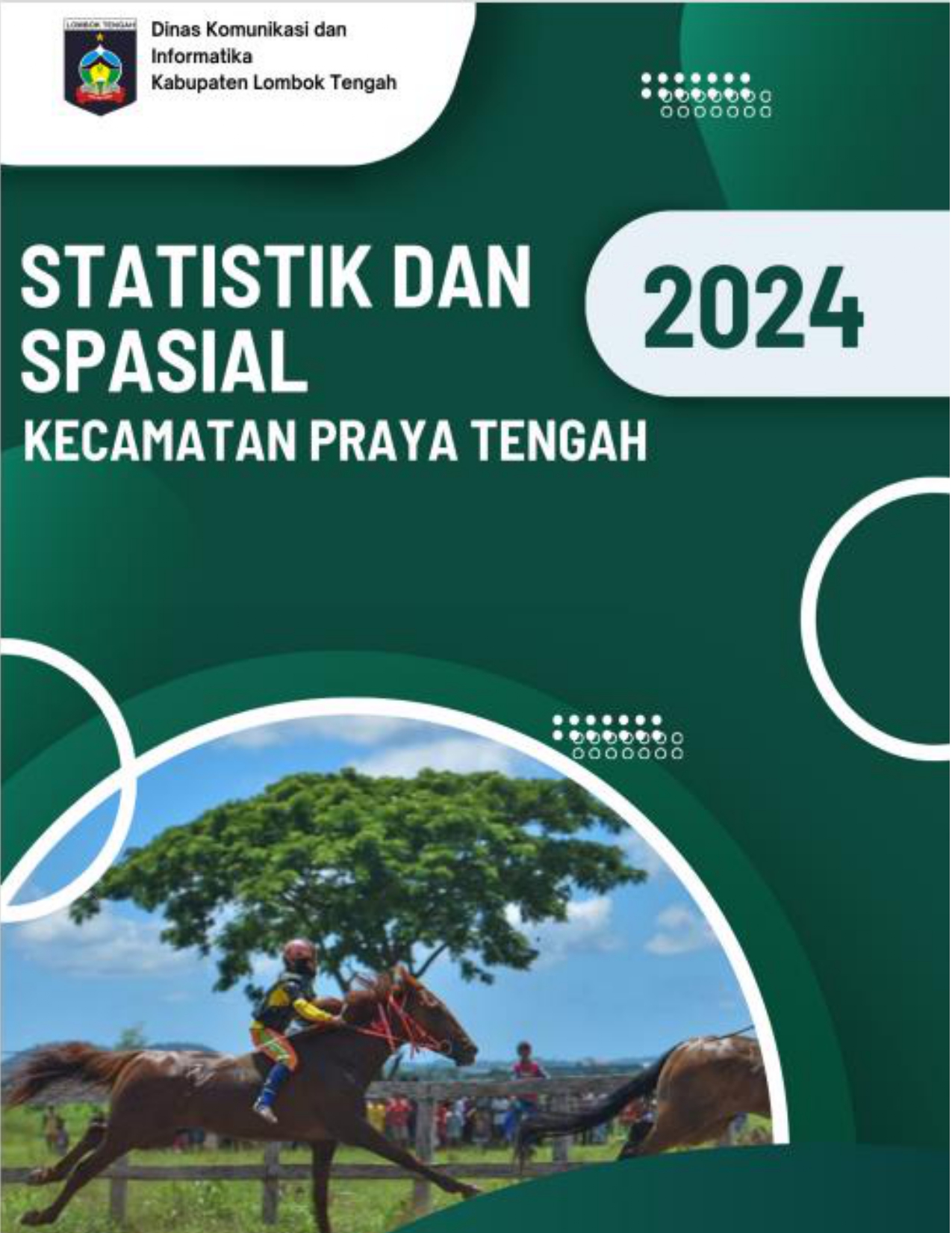 Cover STATISTIK DAN SPASIAL KECAMATAN PRAYA TENGAH TAHUN 2024