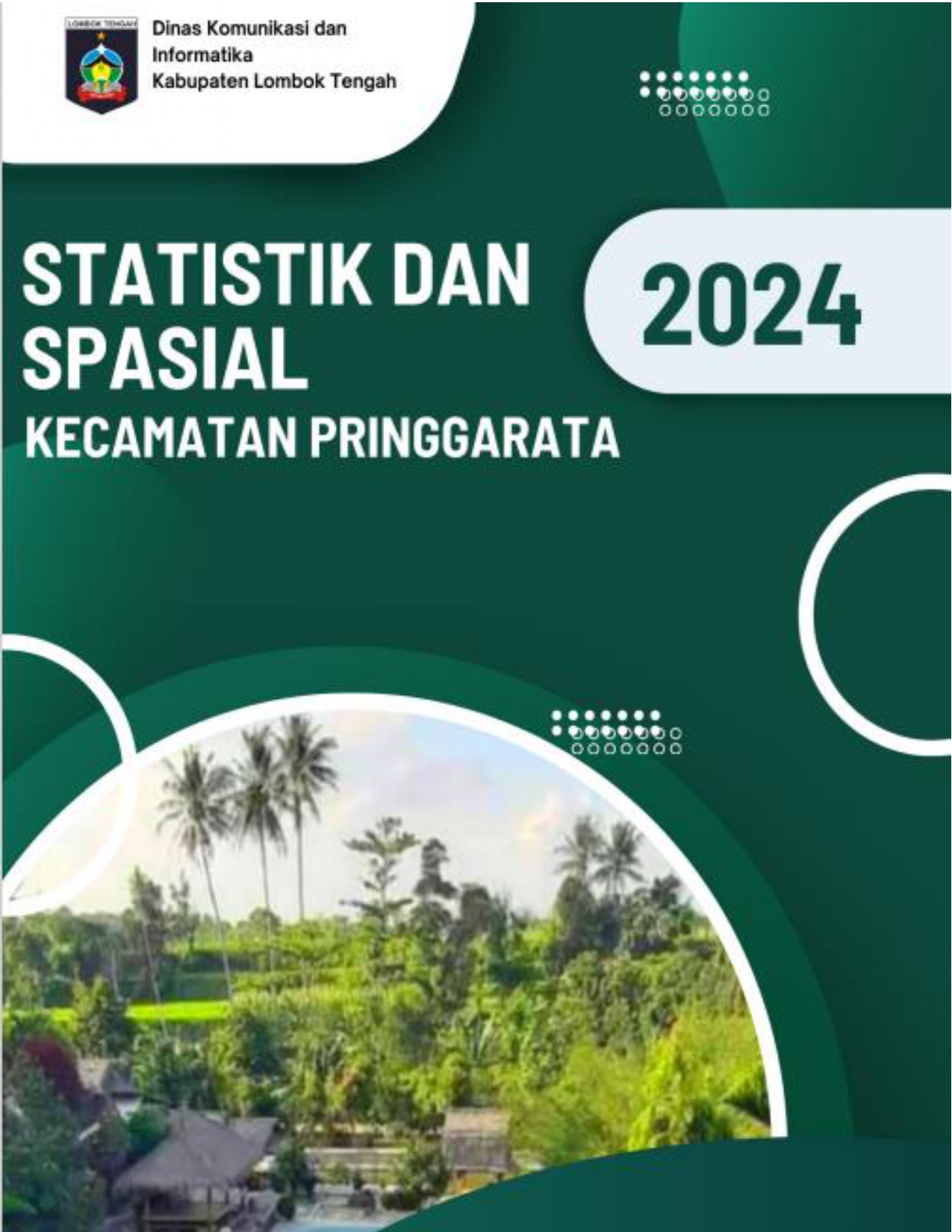 Cover STATISTIK DAN SPASIAL KECAMATAN PRINGGARATA TAHUN 2024