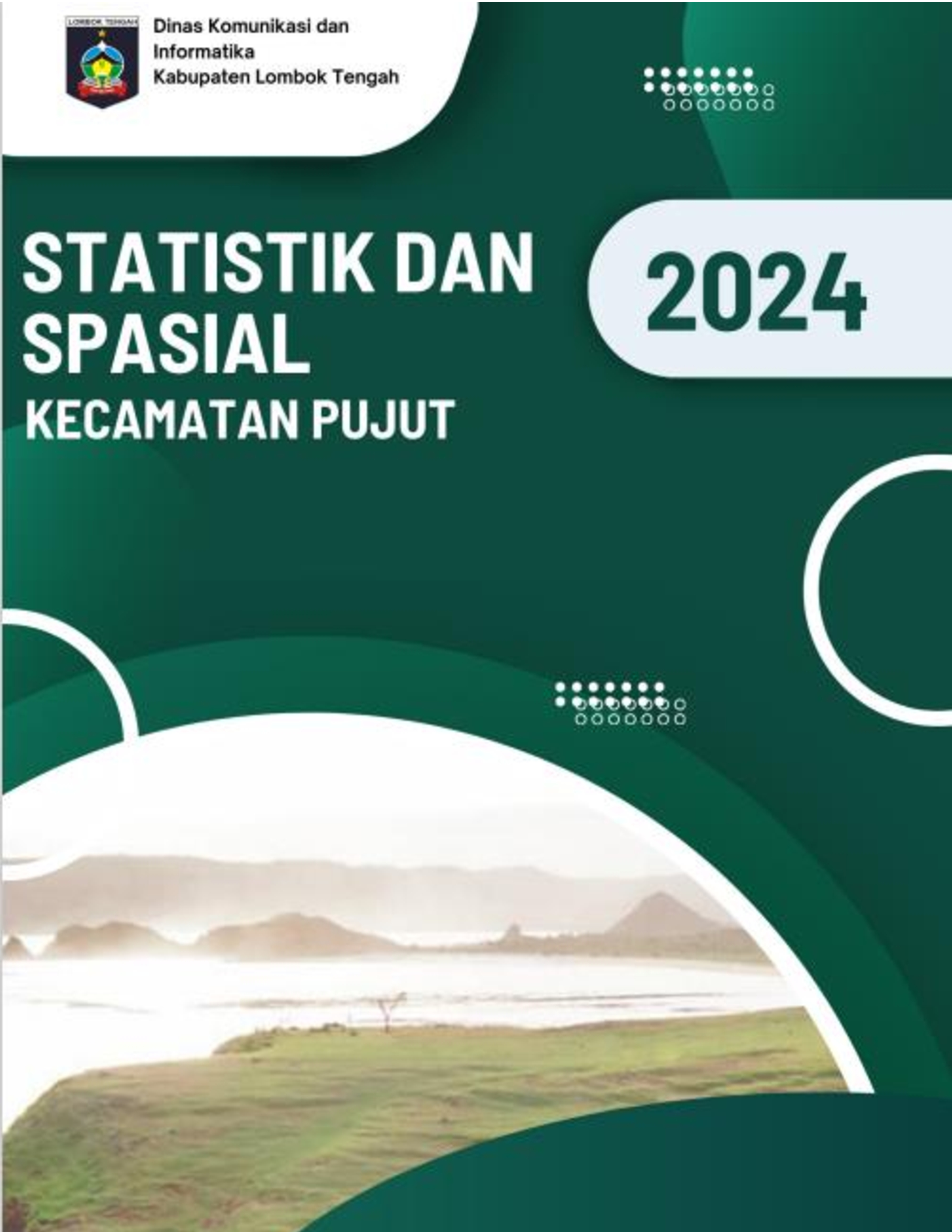 Cover STATISTIK DAN SPASIAL KECAMATAN PUJUT TAHUN 2024