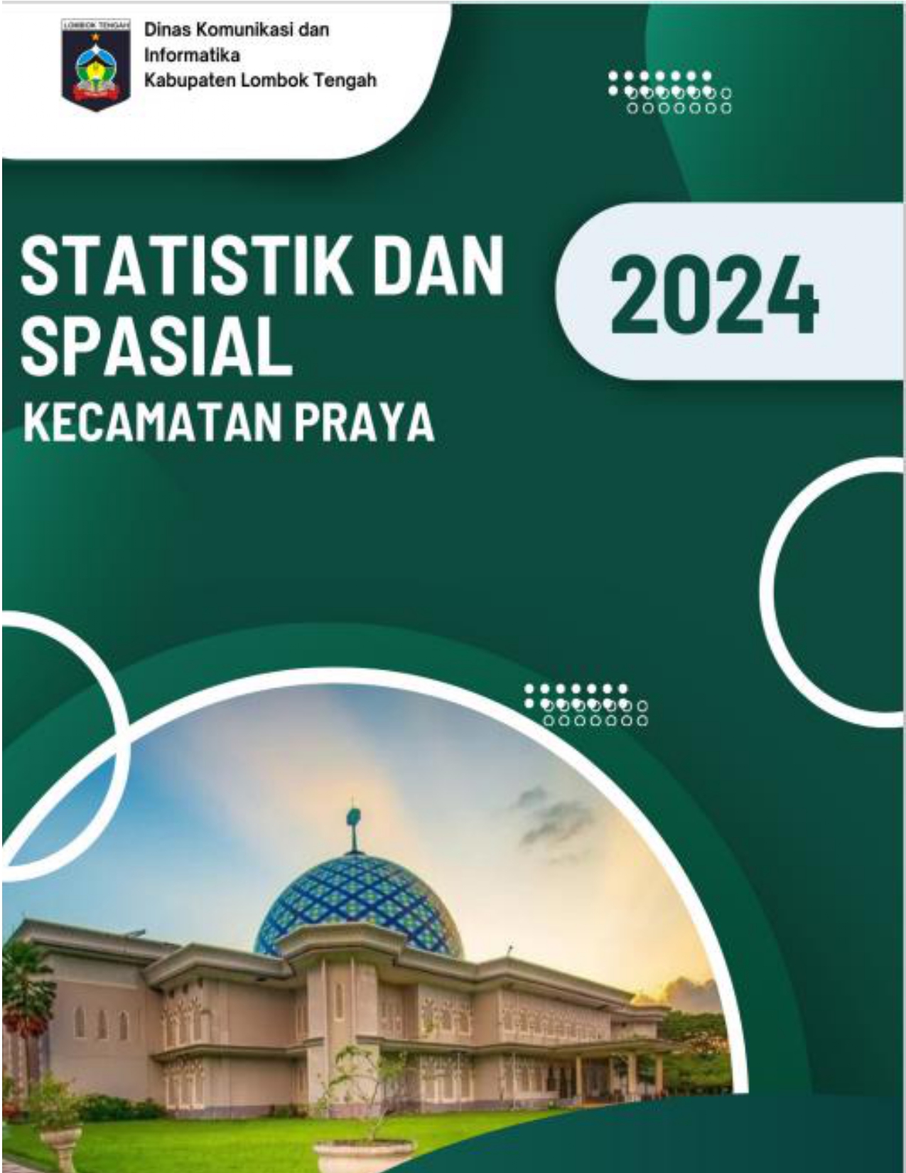 Cover STATISTIK DAN SPASIAL KECAMATAN PRAYA TAHUN 2024